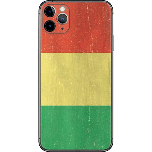 Bolivia Flag Distressed iPhone 11 Pro Max Skin